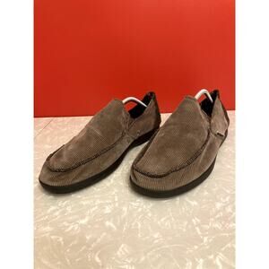Crocs Brown Corduroy Slippers, Men's Size 11/EUR 44